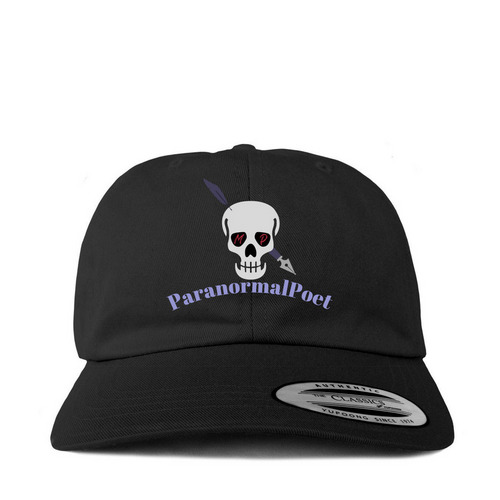 ParanormalPoet Baseball Cap, a Black Printed Classic Baseball Cap