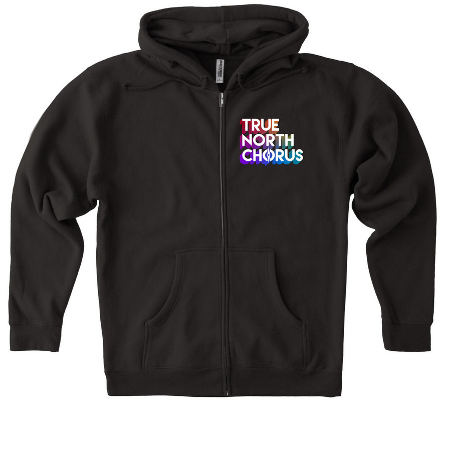 TNC - Heavyweight Zip Hoodie, a Black Heavyweight Zip Up Hoodie
