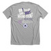 Real one, a Athletic Heather Premium Unisex Tee (back-view)