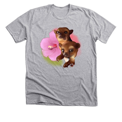 Bella and Kinky Always, a Athletic Heather Premium Unisex Tee