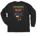 2026 D?a de los Muertos Community Shirt&nbsp;, a Black Classic Long Sleeve Tee (back-view)