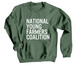 Young Farmers Classic Sweatshirt, a Military Green Crewneck Sweatshirt