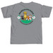 Love + Dogs, a Granite Comfort Colors Unisex Tee (back-view)