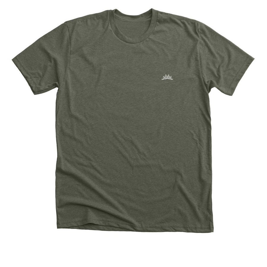 S2C Method T-Shirt, a Heather Military Green Premium Unisex Tee