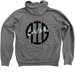 Let's sick together&nbsp;, a Deep Heather Zip Up Hoodie (back-view)