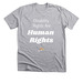 Disability Rights Are Human Rights, a Athletic Heather Premium Unisex Tee