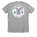 One By One Final Sale, a Athletic Heather Premium Unisex Tee (back-view)
