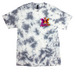 Kassies Kause- Endure, a Grey Crystal Tie Dye Tee