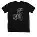 Nordic Horse, a Solid Black Blend Premium Unisex Tee