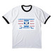 Conrail Labor Management Project, a White/ Jet Black Cotton Ringer Tee