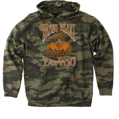 Sacred camouflage&nbsp;, a Forest Camo Heavyweight Camo Pullover Hoodie