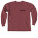 1986-2026 & Senior Class Quote, a Brick Comfort Colors Long Sleeve Tee
