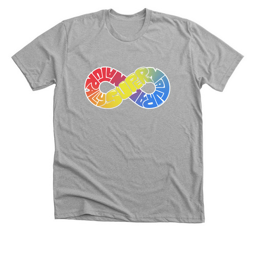 Naturally SuperNatural (White), a Athletic Heather Premium Unisex Tee