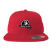 BarnShop Flat Bill, a Red Printed Snapback Hat