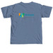 Corina Maria Gary Egret T-Shirt, a Blue Jean Comfort Colors Unisex Tee (back-view)