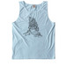 Tree Frog Prince, a Chambray Comfort Colors Tank Top