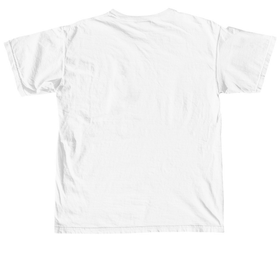 Support Columbus Nonprofits, a White Comfort Colors Unisex Tee (back-view)