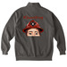 #JaxonStrong, a Pepper Comfort Colors Quarter Zip Pullover (back-view)