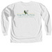 Oakleaf Hydrangea GNPS Logo Shirt, a White Comfort Colors Long Sleeve Tee (back-view)