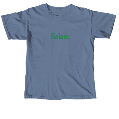 Salam Means Peace, a Blue Jean Comfort Colors Unisex Tee
