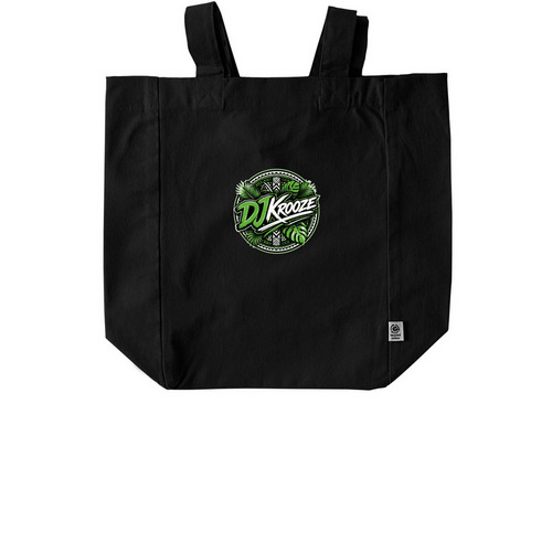 Krooze on the GO!, a Black Recycled Cotton Tote Bag
