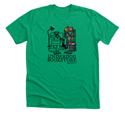 Underdog Bookstore, a Heather Kelly Premium Unisex Tee