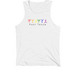 Pride in Every Pose, a White Premium Cotton Tank