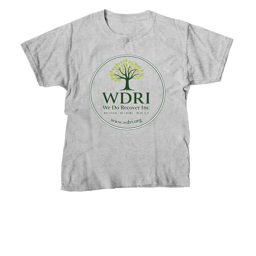 We Do Recover Inc., a Sport Grey Youth Unisex Tee