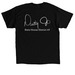 Red Dirt Democrat, a Black Classic Unisex Tee (back-view)