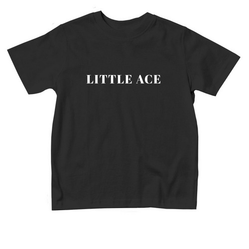 Little Ace Toddler - 41, a Black Toddler Tee