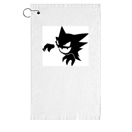 Cleansing, a White Golf Towel