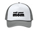 call your mom?, a White/ Deep Smoke Printed Foam Trucker Hat