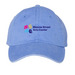 Hats, a Periwinkle Printed Pigment Dye Baseball Cap