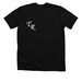 TR White letter Wagner Back, a Solid Black Blend Premium Unisex Tee