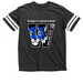 Wildcat Jersey Tee, a Vintage Smoke / White Football Jersey Tee