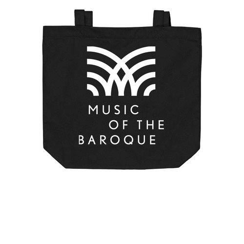 Music of the Baroque Tote Bags, a Black Organic Cotton Tote Bag