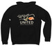 WyoUnited&nbsp;, a Black Premium Pullover Hoodie (back-view)