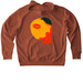 Manifesto of Fruitfulness, a Heritage Brown Stanley/Stella Unisex Cruiser 2.0 Pullover Hoodie (back-view)