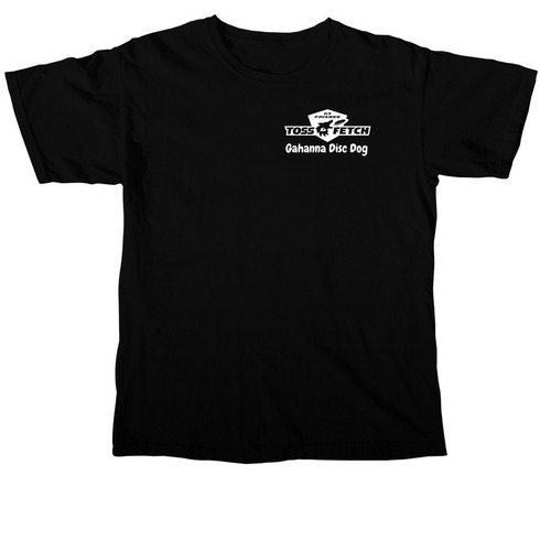 Toss and Fetch - Team Gahanna 2022, a Black Comfort Colors Unisex Tee