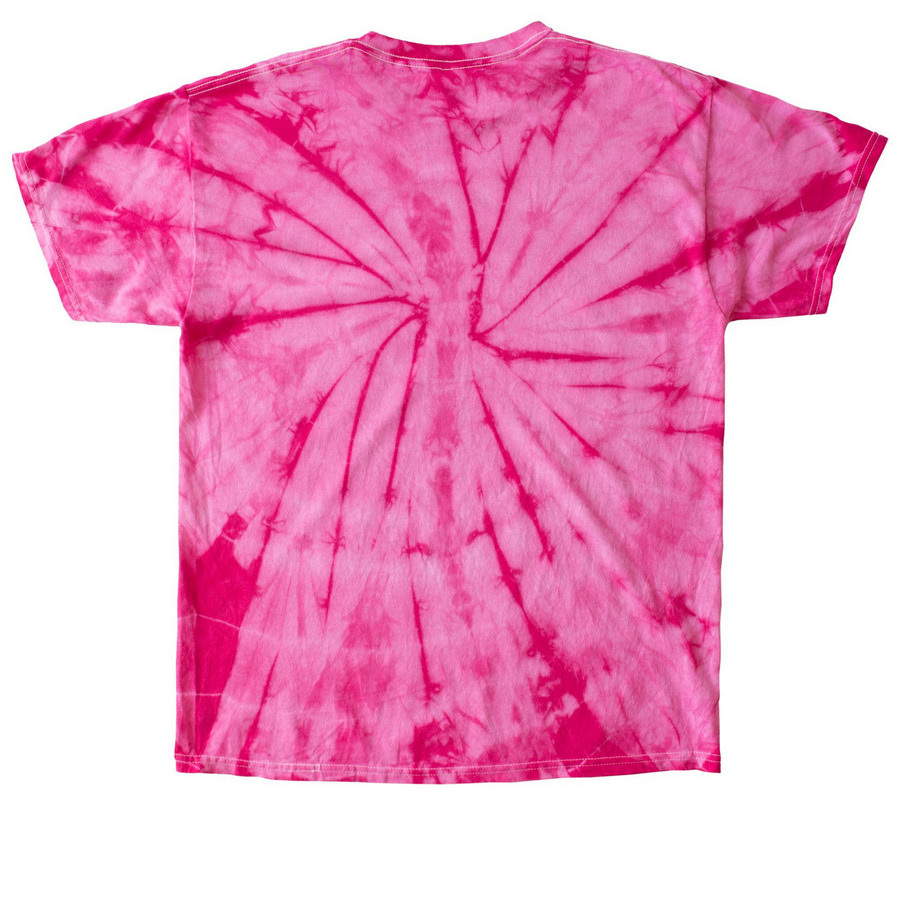 Sly Guy #2, a Pink Classic Tie Dye Tee (back-view)