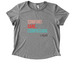 NEW Comfort. Care. Compassion. Design, a Aluminum Grey Allmade Eco Triblend Women?s Scoop Neck Tee