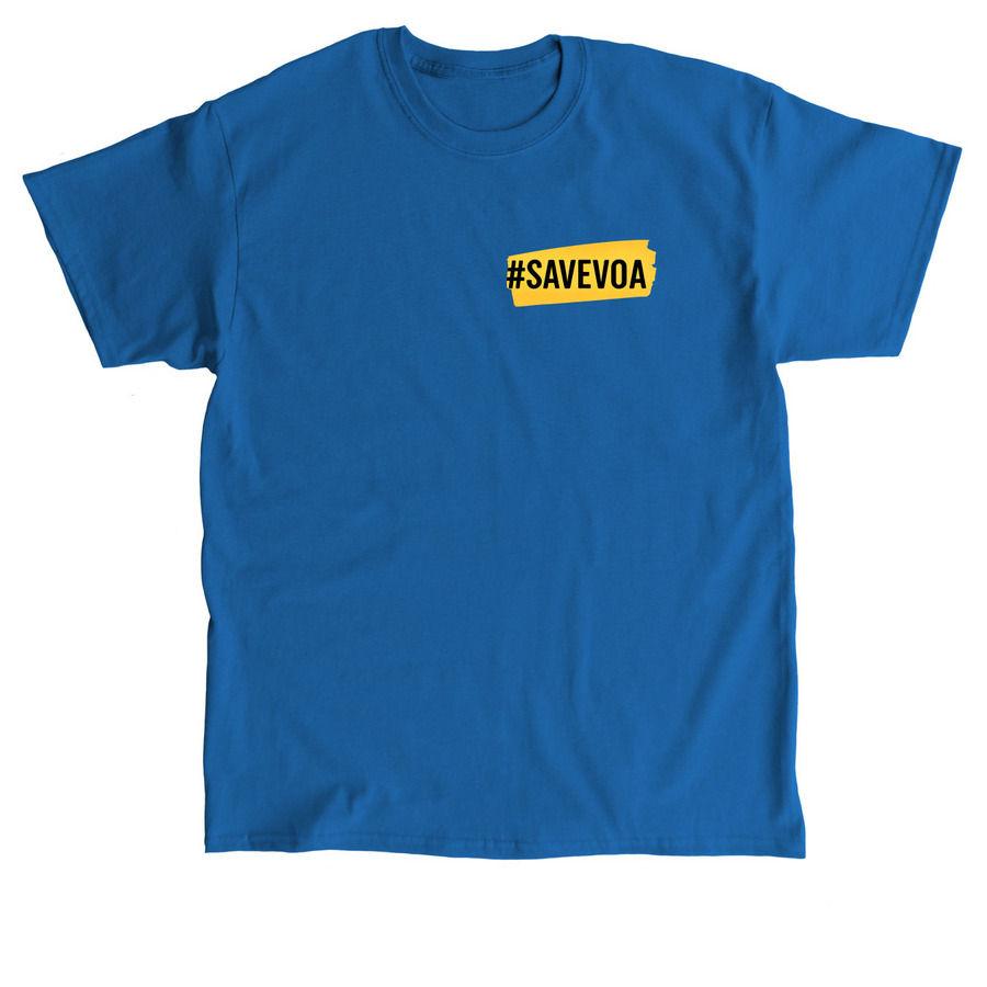 #SaveVOA Shirt, a Royal Classic Unisex Tee