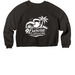 Exercise is Medicine - Women's Cropped Hoodie, a Black Women's Premium Cropped Raglan Sweatshirt (back-view)