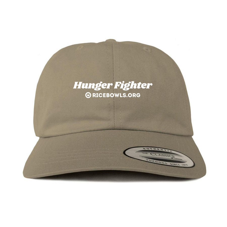 Hunger Fighter Hats, a Khaki Printed Classic Baseball Cap