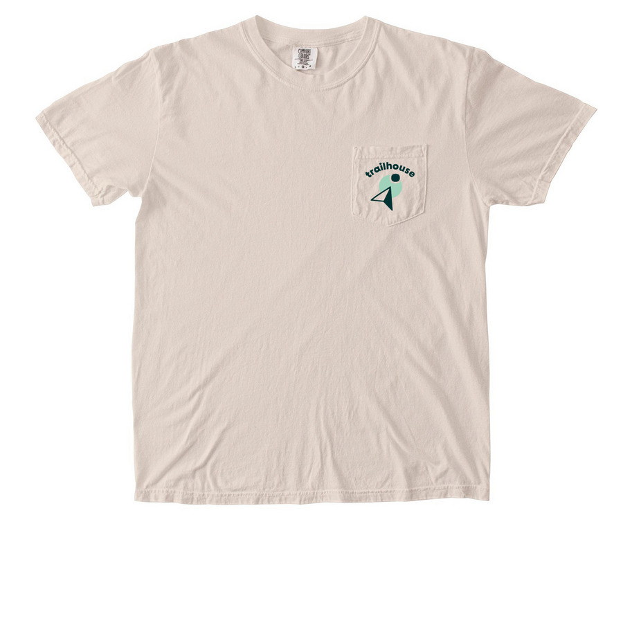 Logo Pocket Tee, a Ivory Comfort Colors Pocket Tee