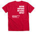 Everyone is a leader - New Colors & Tanks!, a Heather Red Premium V-Neck Tee (back-view)