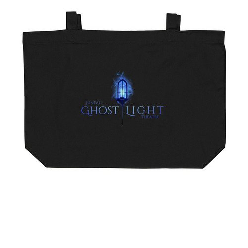 JGLT Tote Bags, a Black Large Organic Cotton Tote Bag