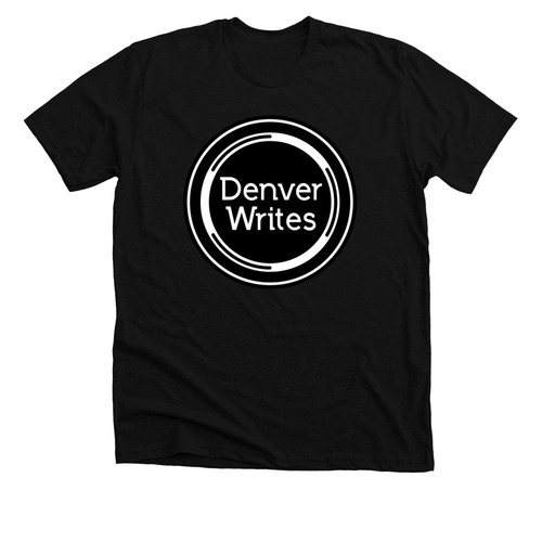 Denver Writes, a Solid Black Blend Premium Unisex Tee