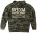 FSD Logo Apparel, a Forest Camo Heavyweight Camo Pullover Hoodie (back-view)