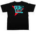 Original Crew, a Black Comfort Colors Unisex Tee (back-view)